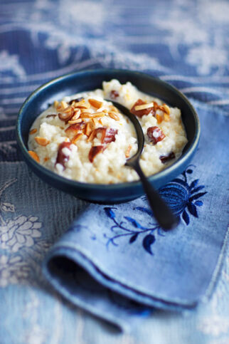 Honigmilchreis mit Mandeln Honigmilchreis mit Mandeln