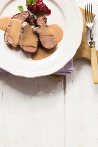 Rehkeule in Wacholderrahm Rehkeule in Wacholderrahm