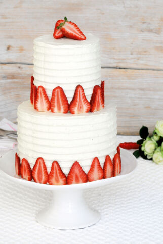 Hochzeits-Erdbeer-Tower Hochzeits-Erdbeer-Tower