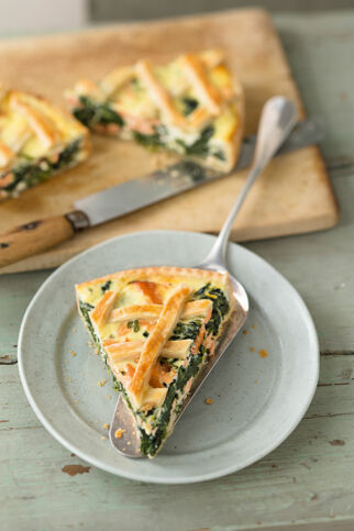 SPINATQUICHE MIT LACHS SPINATQUICHE MIT LACHS