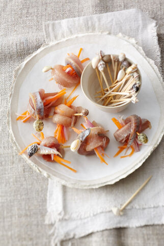 Matjes mit weißem Portwein und Reisweinessig Matjes mit weißem Portwein und Reisweinessig