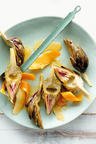 Geschmorte Artischocken Geschmorte Artischocken