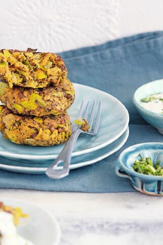 Linsen-Lauch-Frikadellen Linsen-Lauch-Frikadellen