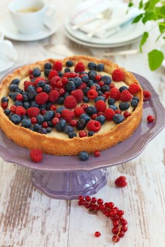 Vanilletarte mit Beeren Vanilletarte mit Beeren