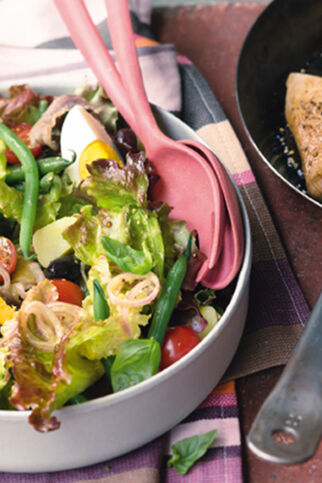 Salade niçoise au thon - Nizza-Salat mit Thunfisch