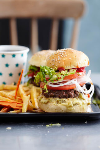 Saftige Hamburger Saftige Hamburger