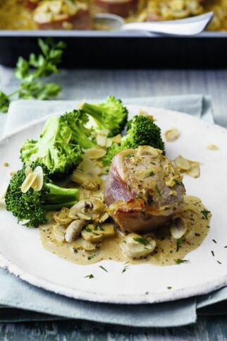 Schweinefilet im Schinkenmantel Schweinefilet im Schinkenmantel