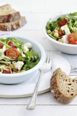 Kichererbsen-Zucchini-Salat Kichererbsen-Zucchini-Salat