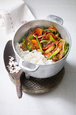 Asia-Entenbrust mit Gemüse Asia-Entenbrust mit Gemüse