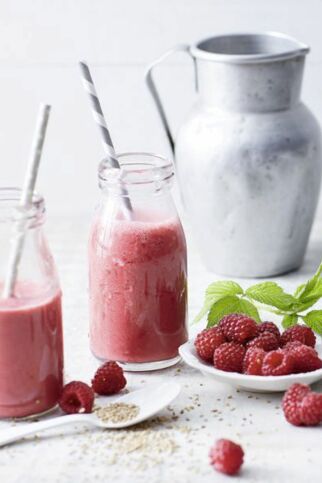 Himbeer-Sesam-Smoothie Himbeer-Sesam-Smoothie