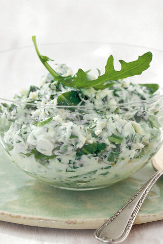 Rucola-Käse-Creme