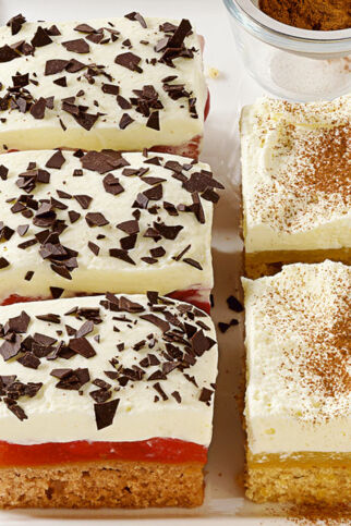 Glühwein-Kirschschnitten Glühwein-Kirschschnitten