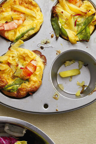 Tortillitas mit Garnelen Tortillitas mit Garnelen