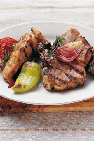 Gegrillte Lammkoteletts Gegrillte Lammkoteletts