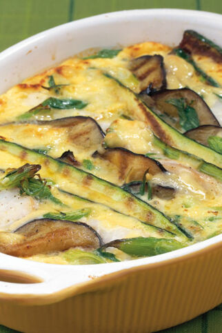 Sommergemüse-Fisch-Auflauf Sommergemüse-Fisch-Auflauf