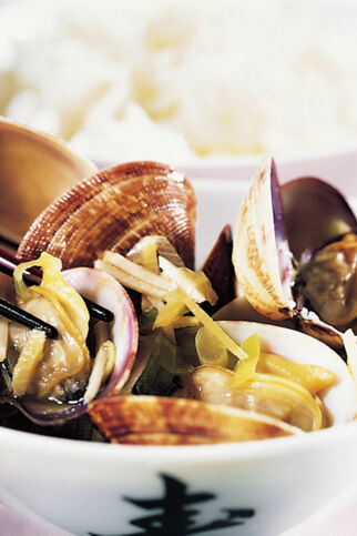 Muscheln im Sakesud Muscheln im Sakesud