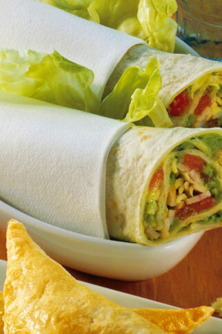 Wraps mit Avocadocreme