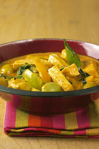Rotes Tofu-Curry