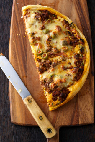 Hackfleisch-Oliven-Torte Hackfleisch-Oliven-Torte
