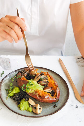 Ofen- Süßkartoffeln Ofen- Süßkartoffeln