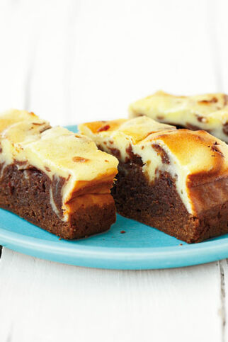 Käsesahne-Brownies Käsesahne-Brownies