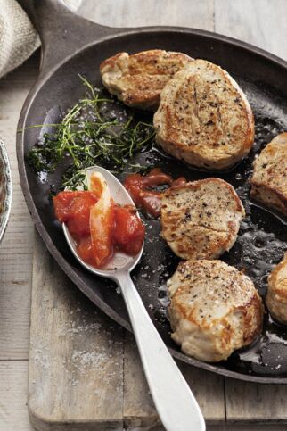 Schweinefilet auf Chicorée Schweinefilet auf Chicorée