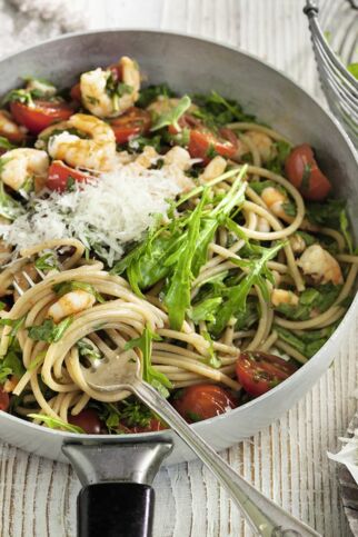 Spaghetti mit Shrimps Spaghetti mit Shrimps