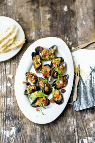 Mejillones a la marinera Mejillones a la marinera