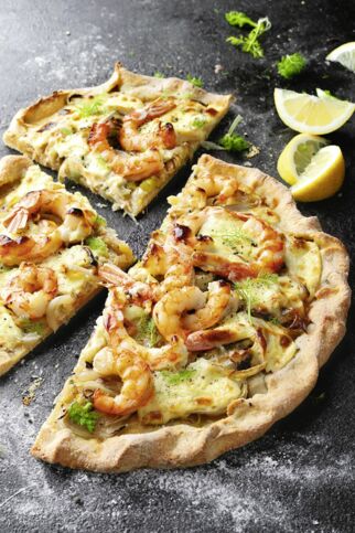 Fenchel-Garnelen-Tarte Fenchel-Garnelen-Tarte
