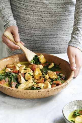 Gemüsecurry mit Hähnchenbrust Gemüsecurry mit Hähnchenbrust