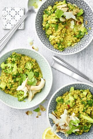 Linsen-Dal mit Spinat Linsen-Dal mit Spinat