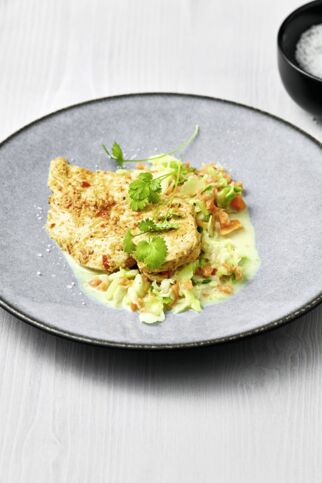 Sambal-Huhn mit Spitzkohl Sambal-Huhn mit Spitzkohl