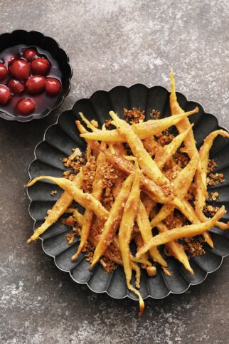 Schupfnudeln mit Kirschen Schupfnudeln mit Kirschen