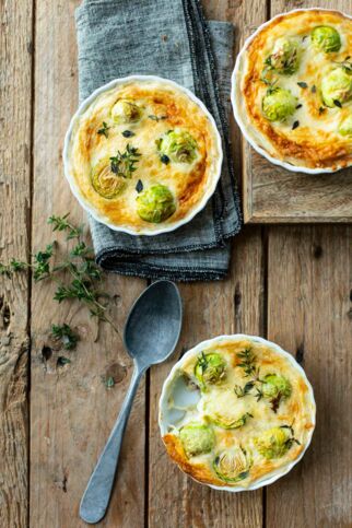 Mini-Rosenkohl-Quiche Mini-Rosenkohl-Quiche