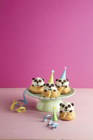 Pandabären-Windbeutel Pandabären-Windbeutel