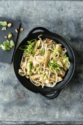 Pad Thai mit Hähnchen Pad Thai mit Hähnchen