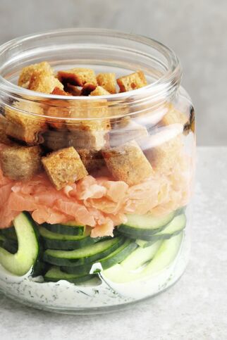 Lachs-Gurken-Salat Lachs-Gurken-Salat