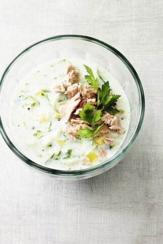 Gurken-Gazpachomit Buttermilch Gurken-Gazpachomit Buttermilch