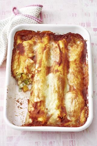 Pfannkuchen mit Mozzarella überbacken Pfannkuchen mit Mozzarella überbacken