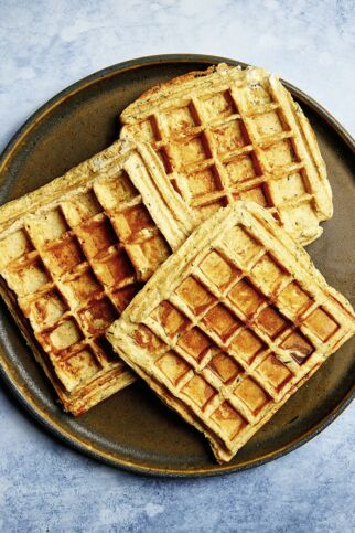 Zucchini-Feta-Waffeln Zucchini-Feta-Waffeln