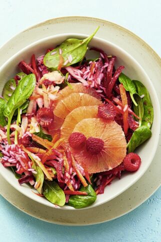 Rosa Rote-Bete-Bowl
