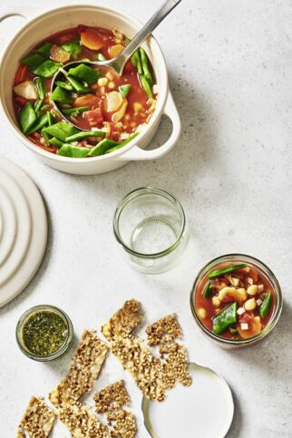 Prep-Gemüsetopf mit Pesto Prep-Gemüsetopf mit Pesto