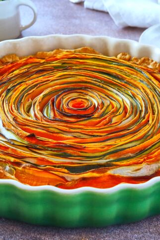 Zucchini-Möhren-Tarte