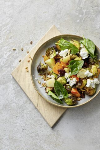 Ofengemüsesalat mit Feta Ofengemüsesalat mit Feta