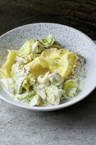 Stampf mit Rosenkohl Stampf mit Rosenkohl