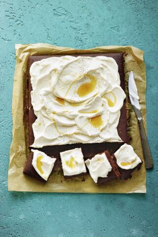 Espresso-Schoko-Kuchen mit Skyr-Frosting Espresso-Schoko-Kuchen mit Skyr-Frosting