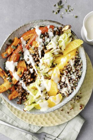 Kürbis-Spitzkohl-Bowl Kürbis-Spitzkohl-Bowl