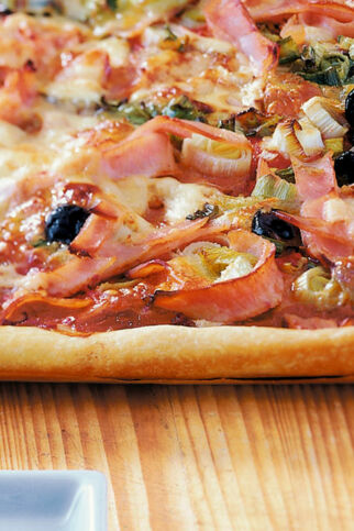 Saftige Putenbrust-Pizza Saftige Putenbrust-Pizza