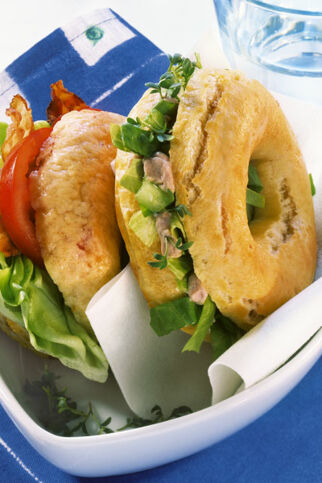 Bagels mit Tunfischcreme Bagels mit Tunfischcreme