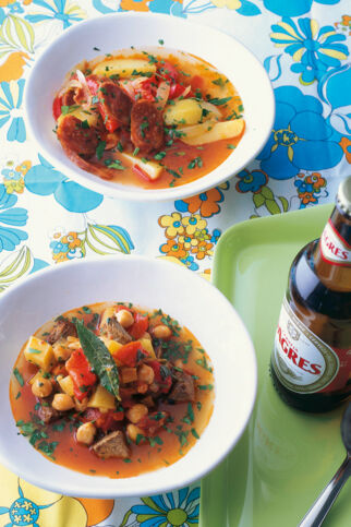 Rindfleischtopf mit Kichererbsen Rindfleischtopf mit Kichererbsen